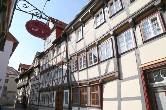 Hann. Münden je mesto, ki ima ohranjenih veliko starih predalčnih hiš. FOTO: Milan Ilić