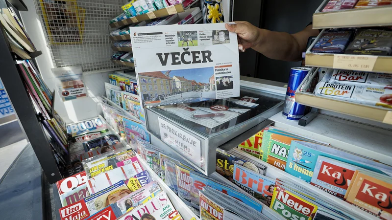 Fotografija: Družbi Salomon in Svet24, ki ju obvladuje Odlazek, sta sodelovali tudi pri nakupu mariborskega časnika Večer. Foto Jože Suhadolnik