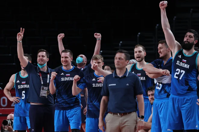 Slovenci so bili hit olimpijskega turnirja. FOTO: Thomas Coex/AFP