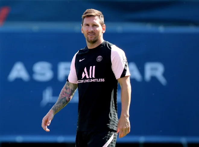 Lionel Messi bo naslov v ligi prvakov v novi sezoni napadal v dresu PSG. FOTO: Pascal Rossignol/Reuters