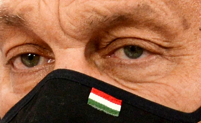 Madžarski premier Orbán je pokazal, da ima na Zahodu še vedno zaveznike. FOTO: Johanna Geron/Reuters