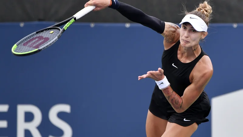 Fotografija: Polona Hercog (na fotografiji) je hitro končala z nastopi. FOTO: Eric Bolte/Usa Today Sports