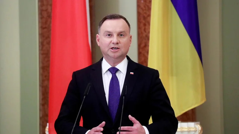 Fotografija: Andrzej Duda FOTO: Valentyn Ogirenko Reuters