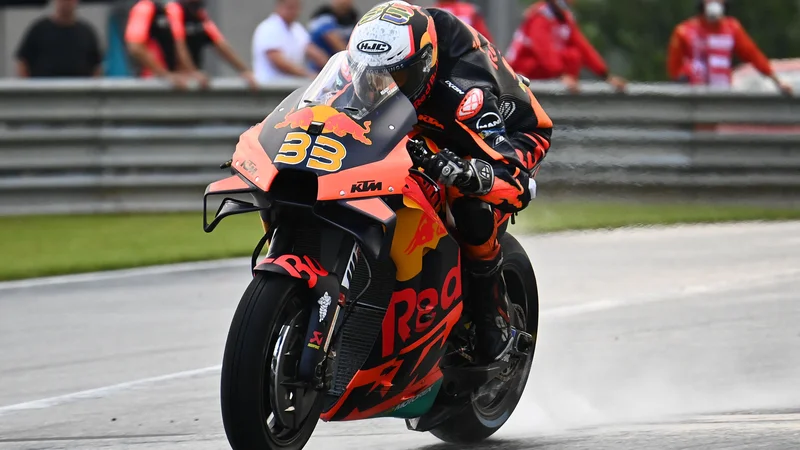 Fotografija: Brad Binder je bil najboljši v Avstriji. FOTO: Joe Klamar/AFP