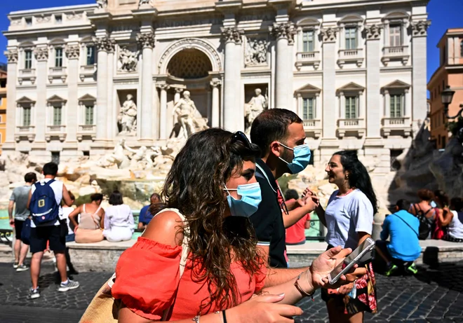 Turizem je bil v drugem četrtletju pomembno gonilo gospodarskega okrevanja v nekaterih evropskih državah. FOTO: Vincenzo Pinto AFP