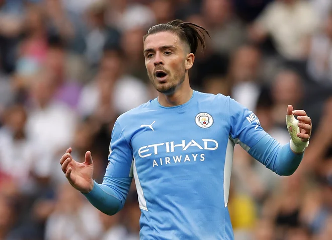 Jack Grealish je za 118 milijonov evrov okrepil Manchester City. FOTO: Andrew Couldridge/Reuters