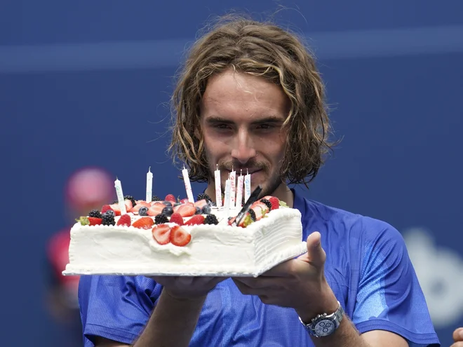 Stefanos Tsitsipas je pred tednom dni praznoval 23. rojstni dan. FOTO: John E. Sokolowski/USA Today Sports