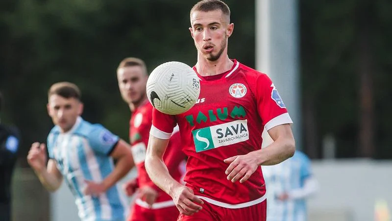 Fotografija: David Flakus Bosilj se iz Kidričevega seli v italijansko prvo ligo. FOTO: NK Aluminij