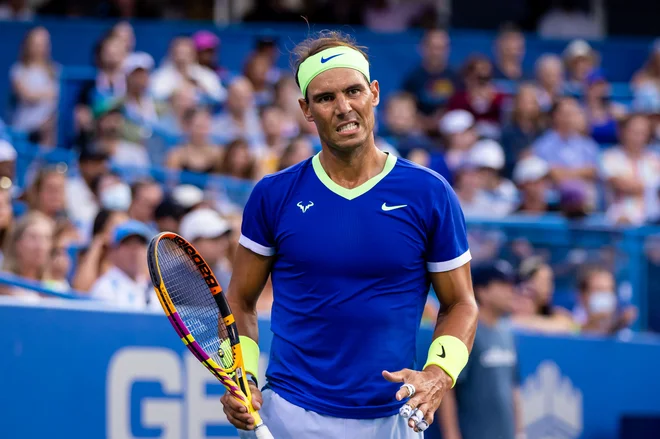 Rafael Nadal ne more pravšnje tekmovalno igrati tenisa. FOTO: Usa Today Sports