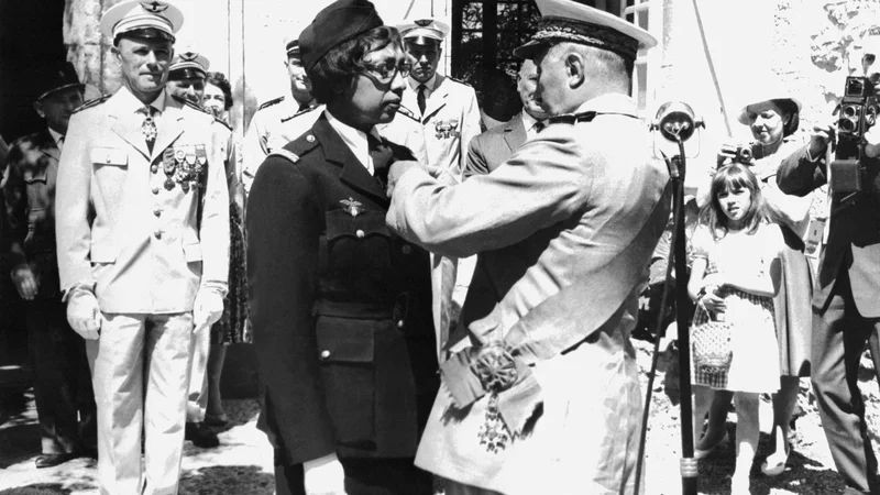 Fotografija: Joséphine Baker je prejela več državnih odlikovanj. FOTO: AFP