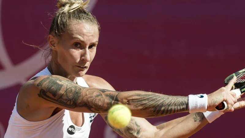 Polona Hercog se je odrezala s prepričljivo zmago. FOTO: Tom Dubravec/Cropix