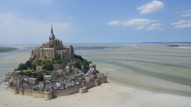 Starodavni gradbeni podvigi: Mont-Saint-Michel Foto Tv Slo