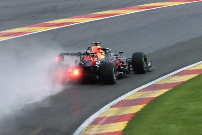 Max Verstappen tekmecem še naprej kadi pod nos. FOTO: Kenzo Tribouillard/AFP