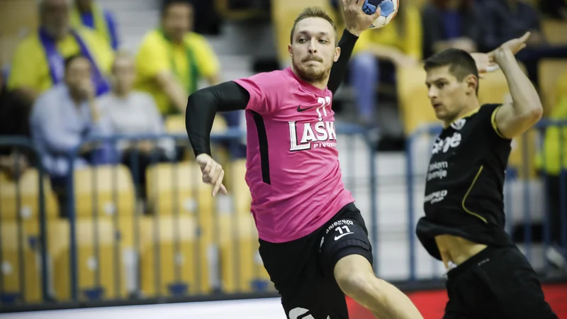 Fotografija: Gal Marguč je Dancem zabil sedem golov. FOTO: Uroš Hočevar/Delo