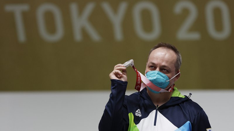 Fotografija: Franček Gorazd Tiršek je osvojil še drugo kolajno v Tokiu. FOTO: Issei Kato/Reuters