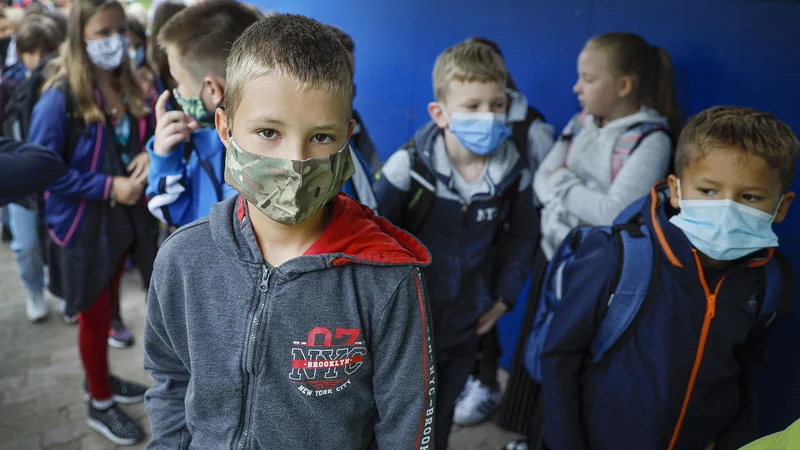 Fotografija: Prvi šolski dan. FOTO: Jože Suhadolnik/Delo