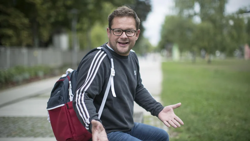 Fotografija: Primož Forte je dolgo čakal na svojo priložnost in jo nato dobro izkoristil. Vse kaže, da se ga lik Gušto še vedno drži.
FOTO: Jure Eržen