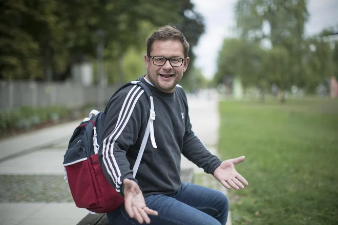 Primož Forte je dolgo čakal na svojo priložnost in jo nato dobro izkoristil. Vse kaže, da se ga lik Gušto še vedno drži.<br />
FOTO: Jure Eržen