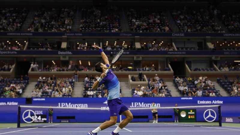 Fotografija: Korak za korakom gre prvi favorit odprtega prvenstva ZDA Novak Đoković proti rekordnemu 21. naslovu. FOTO: Geoff Burke/Usa Today Sports