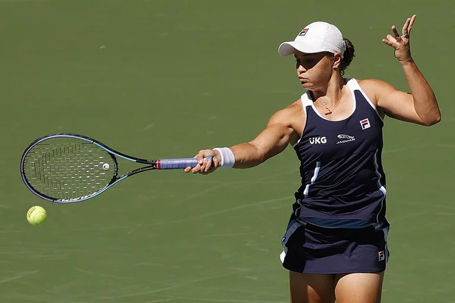 Avstralka Ashleigh Barty ni dopustila presenečenja. FOTO: Sarah Stier/AFP