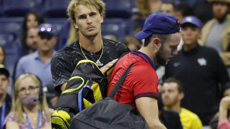 Fotografija: Alexandru Zverevu je do napredovanja na zadnjem letošnjem velikem slamu v New/-Usa Today Sports