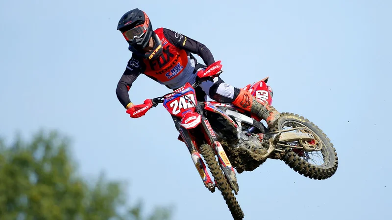 Tim Gajser je v drugi vožnji pokazal mojstrstvo. FOTO: Matej Družnik
