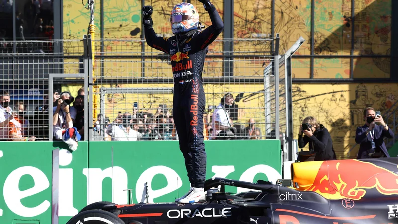 Fotografija: Max Verstappen je novi vodilni. FOTO: Kenzo Tribouillard/AFP