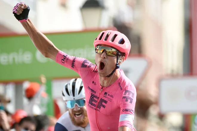 Magnus Cort Nielsen bi z malo sreče slavil na petih in ne na treh etapah. FOTO: Miguel Riopa Afp