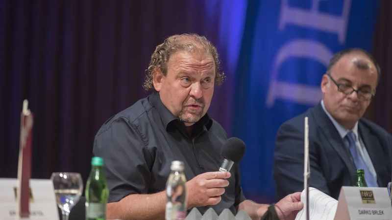 Fotografija: Darko Brlek je zadovoljen z uspešno izvedenim poletnim festivalom. FOTO: Leon Vidic/Delo