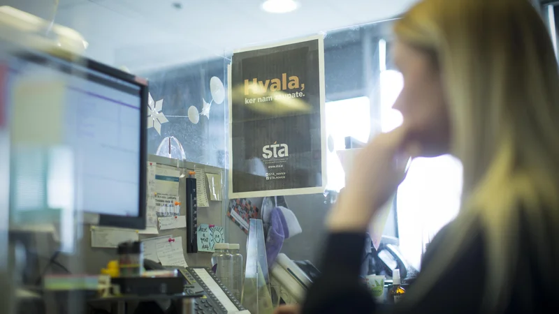 Fotografija: Agonija zaposlenih na STA se vleče že 250 dni.
FOTO: Jure Eržen/Delo