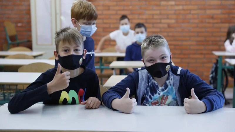 Fotografija: Letos je brezplačnega cepiva dovolj. Možno se je testirati in celo samotestirati. Morda bi ob okužbah v razredih z rednim testiranjem rešili še problem karanten. Vsekakor razlogov, da bi v vrtce in šole nosili virus, ni. FOTO: Leon Vidic/Delo