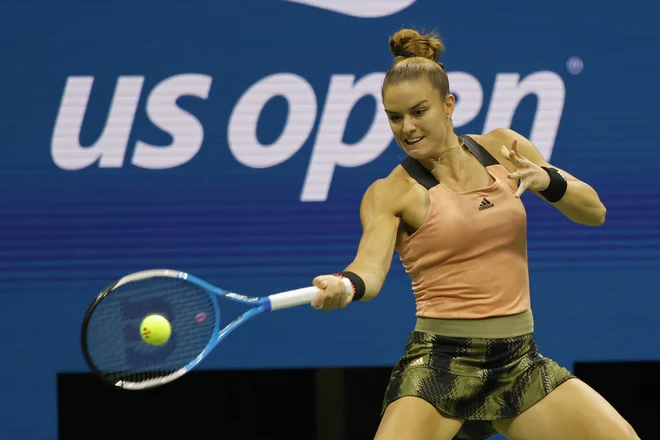 Maria Sakkari je nadigrala Karolino Pliškovo. FOTO: Geoff Burke/USA Today Sports