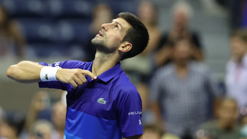 Fotografija: Novak Đoković je premagal Mattea Berrettinija. FOTO: Elsa/AFP