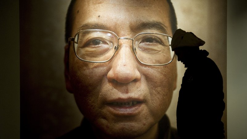 Fotografija: Liu Xiaobo, pisatelj, aktivist, zapornik, dobitnik Nobelove nagrade za mir.
FOTO: Odd Andersen/AFP