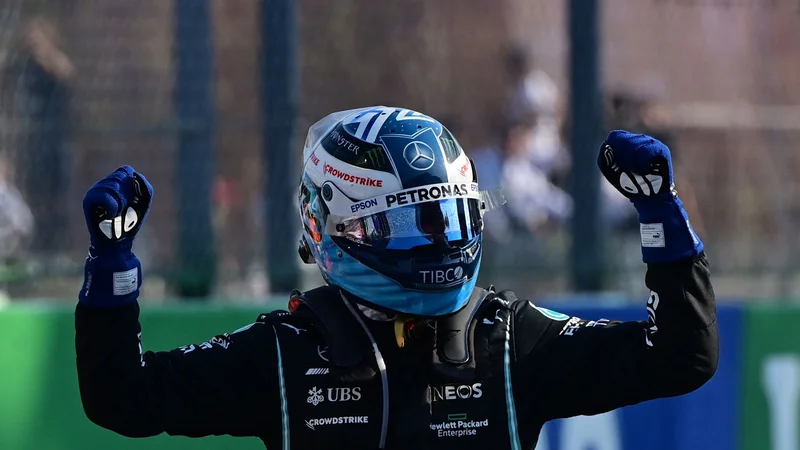 Fotografija: Valtteri Bottas je dobil šprintersko dirko. FOTO: Andrej Isakovic/AFP