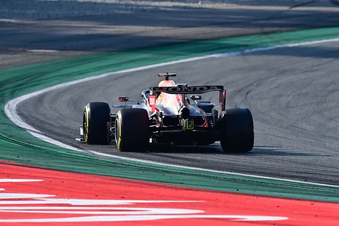 Max Verstappen ohranja visoke položaje. FOTO: Andrej Isakovic/AFP