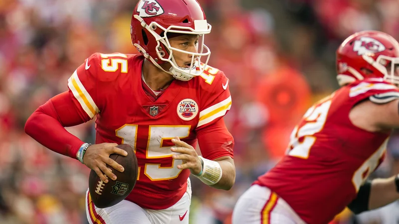 Fotografija: Patrick Mahomes je uprizoril zmago proti Clevelandu. FOTO: Jay Biggerstaff/USA Today Sports