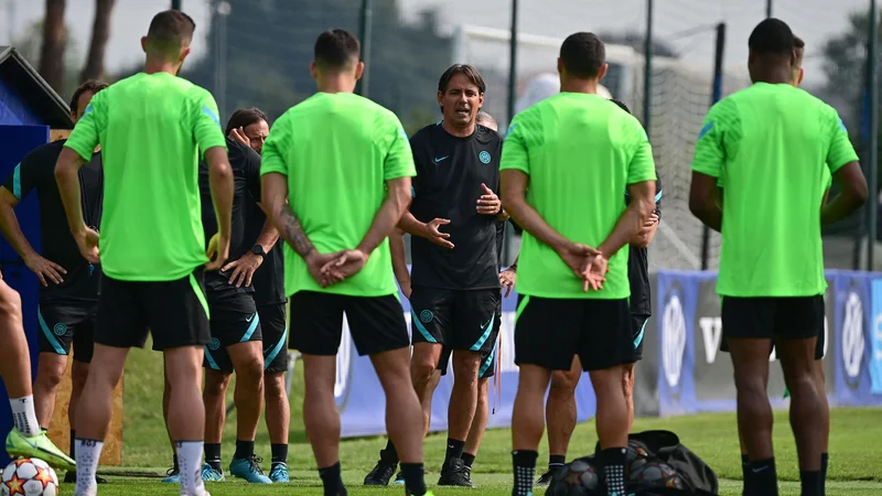 Fotografija: Simone Inzaghi je dobro začel delo pri Interju. FOTO: Miguel Medina/AFP