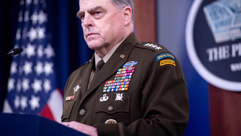 Fotografija: Načelnik štaba združenih poveljstev oboroženih sil ZDA general Mark Milley. FOTO: Saul Loeb/AFP