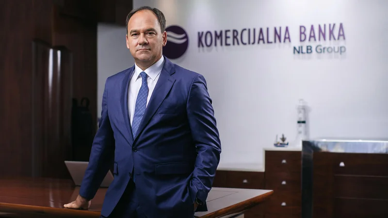 Fotografija: Vlastimir Vuković, predsednik izvršnega odbora Komercijalne banke Beograd, pravi, da so razlike med njimi in NLB premostljive. FOTO: Dušan Atlagic