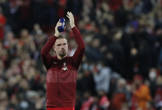 Jordan Henderson je bil junak zmage Liverpoola. FOTO:&nbsp;Phil Noble/Reuters