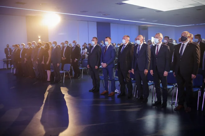 Prvak SMC Zdravko Počivalšek je na kongresu ocenil, da je bila odločitev za vstop v vlado Janeza Janše pravilna. &nbsp;FOTO: Uroš Hocevar/Kolektiff