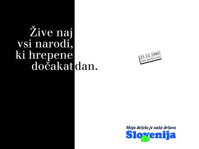 Akcija za osamosvojitev Slovenije Foto arhiv Futura DDB