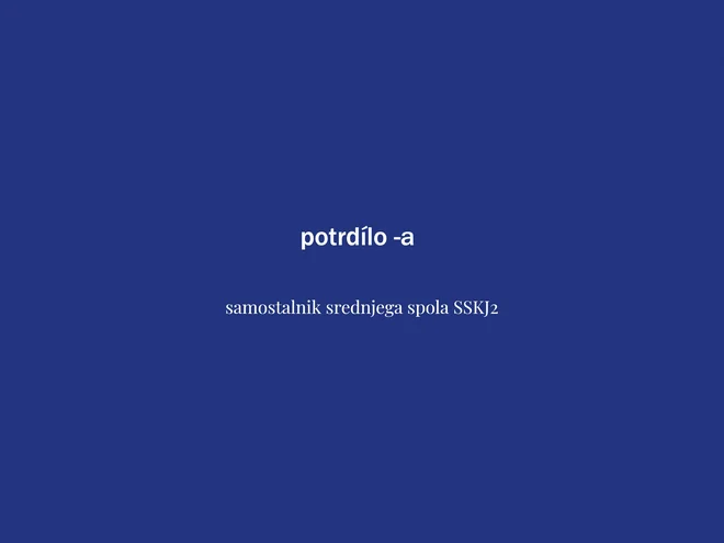 Beseda tedna je potrdilo. FOTO: Delo