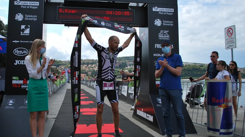 Fotografija: Sašo Kočar: Zadal sem si za cilj, da poskusim zmagat. Če že imamo to preizkušnjo v Sloveniji, potem je prav, da enkrat zmagamo tudi Slovenci. FOTO: Ironman Slovenija