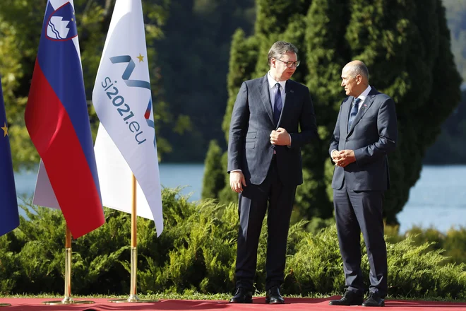Na blejskem forumu ni bilo evropske prve dame von der Leynove. FOTO: Leon Vidic/Delo