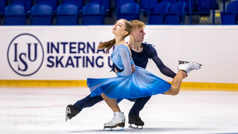 Fotografija: Mariia Pinchuk and Mykyta Pogorielov (UKR). FOTO: Jurij Kodrun - International Ska International Skating Union