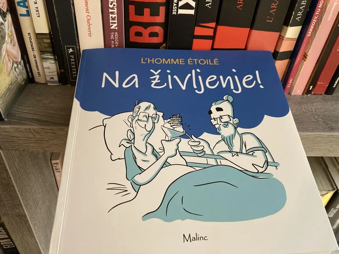 Risoroman Na življenje! je izšel pri založbi Malinc, finančno ga je podprl Francoski inštitut.<br />
Foto Mimi Podkrižnik