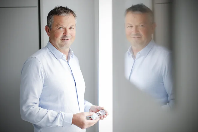 Verjamem, da je ekipa, ki šteje 170 sodelavcev v Ljubljani in 20 v tujini, zmožna premagovati prihodnje izzive sprememb, pravi Matej Žontar. FOTO: Uroš Hočevar/Delo