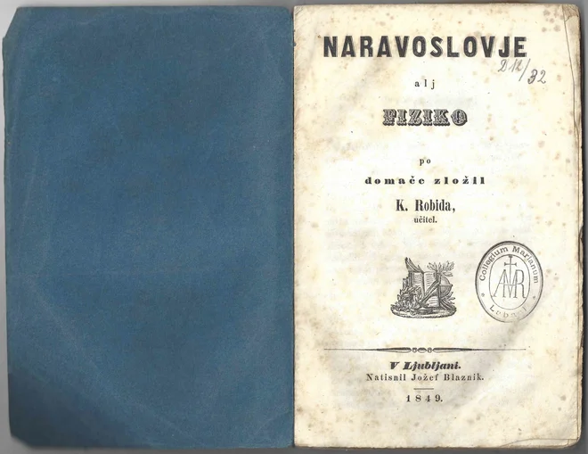 Prva knjiga, ki jo je Mohorjeva družba poslala naročnikom. FOTO: arhiv Celjske Mohorjeve družbe